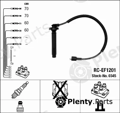 NGK 0345 — Ignition Cable Kit