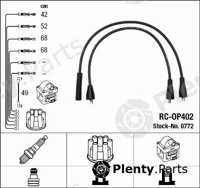 NGK 0772 — Ignition Cable Kit