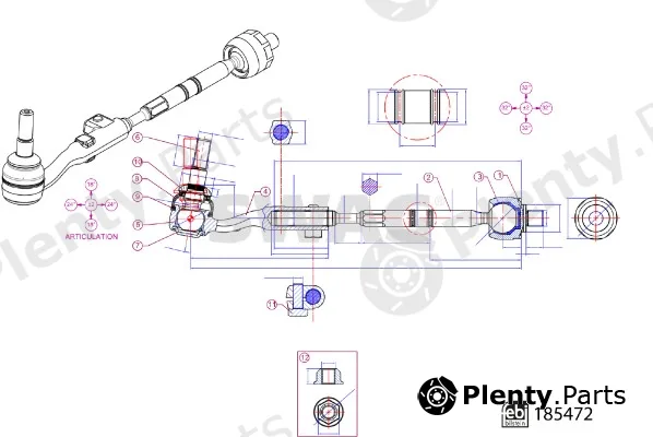 Swag 33109934 — Tie Rod