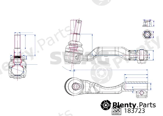 Swag 33109167 — Tie Rod End