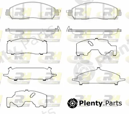 Roadhouse 21612.24 — Brake Pad Set, disc brake