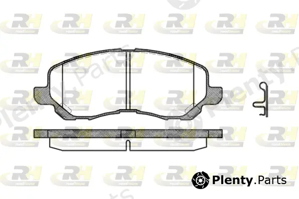 Roadhouse 2804.12 — Brake Pad Set, disc brake