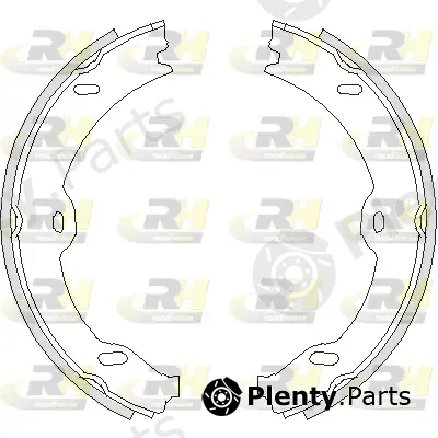 Roadhouse 4708.00 — Brake Shoe, parking brake