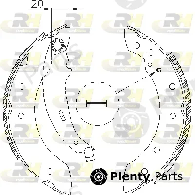 Roadhouse 4199.01 — Brake Shoe