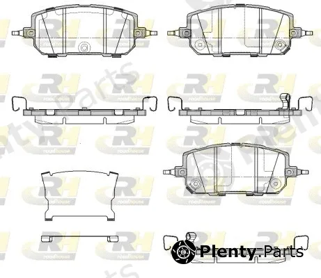 Roadhouse 21960.02 — Brake Pad Set, disc brake