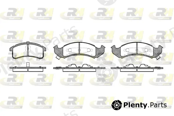Roadhouse 2537.02 — Brake Pad Set, disc brake