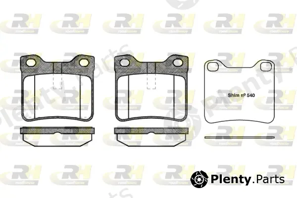 Roadhouse 2321.10 — Brake Pad Set, disc brake