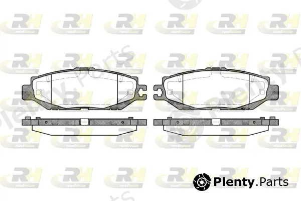 Roadhouse 2457.00 — Brake Pad Set, disc brake