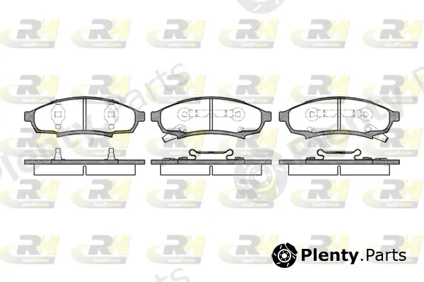 Roadhouse 2531.02 — Brake Pad Set, disc brake