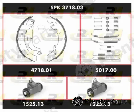Roadhouse SPK3718.03 — Brake Kit, drum brake Super Precision Kit