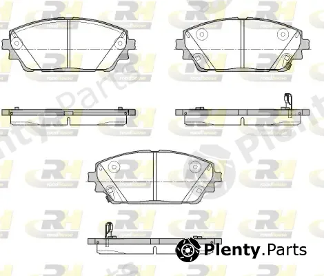 Roadhouse 21900.02 — Brake Pad Set, disc brake