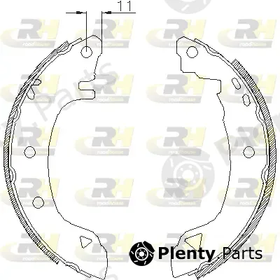 Roadhouse 4182.00 — Brake Shoe