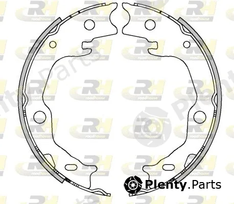 Roadhouse 4503.00 — Brake Shoe, parking brake