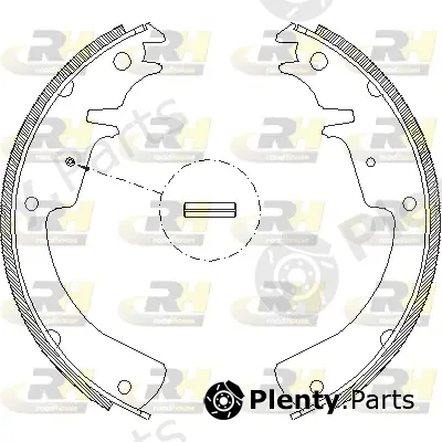 Roadhouse 4010.01 — Brake Shoe