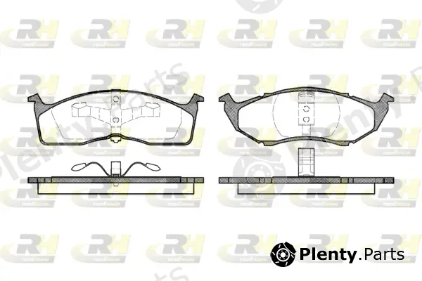 Roadhouse 2447.20 — Brake Pad Set, disc brake