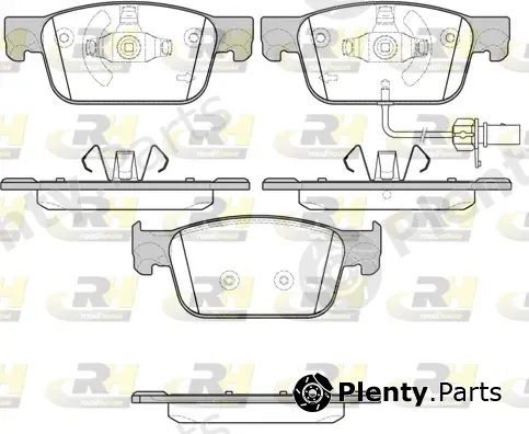 Roadhouse 21692.01 — Brake Pad Set, disc brake