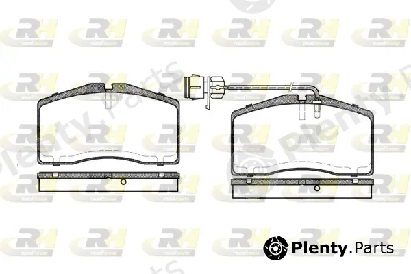 Roadhouse 2448.02 — Brake Pad Set, disc brake