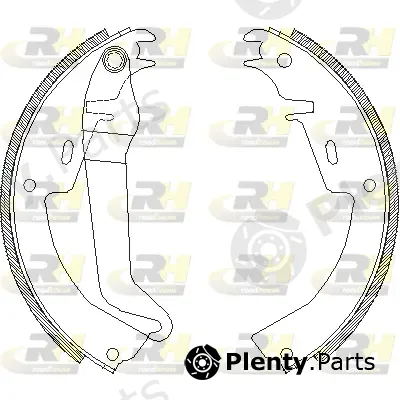 Roadhouse 4010.00 — Brake Shoe