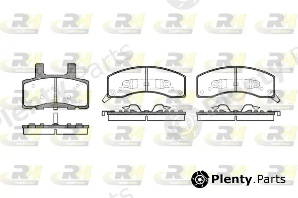 Roadhouse 2530.02 — Brake Pad Set, disc brake