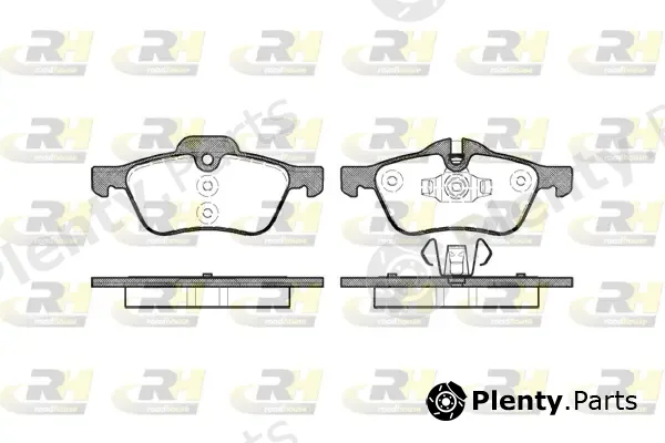 Roadhouse 2864.00 — Brake Pad Set, disc brake
