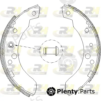 Roadhouse 4111.00 — Brake Shoe