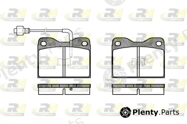 Roadhouse 2008.02 — Brake Pad Set, disc brake