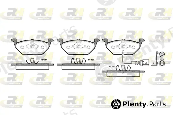 Roadhouse 2633.21 — Brake Pad Set, disc brake