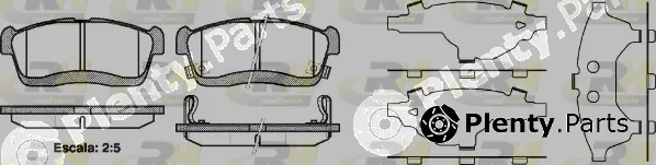Roadhouse 2724.42 — Brake Pad Set, disc brake