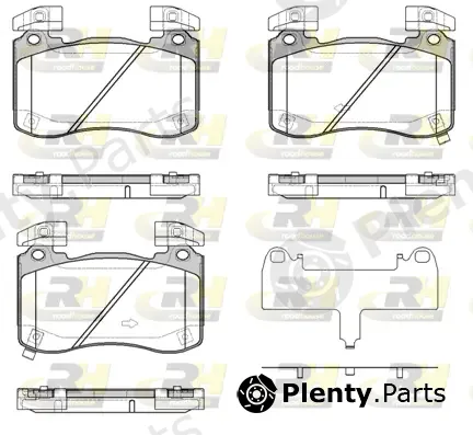 Roadhouse 21813.02 — Brake Pad Set, disc brake
