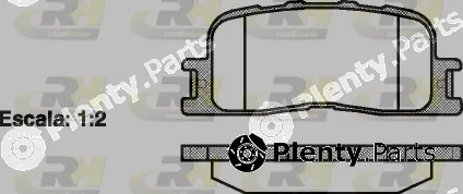 Roadhouse 2854.00 — Brake Pad Set, disc brake