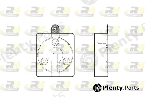 Roadhouse 2059.00 — Brake Pad Set, disc brake