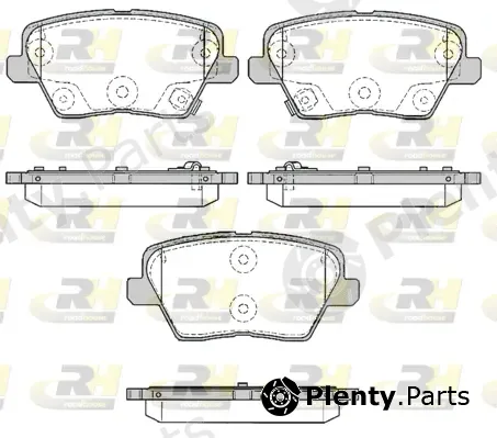 Roadhouse 21784.02 — Brake Pad Set, disc brake