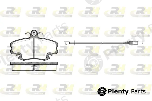 Roadhouse 2141.32 — Brake Pad Set, disc brake