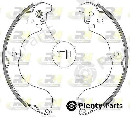 Roadhouse 4265.00 — Brake Shoe