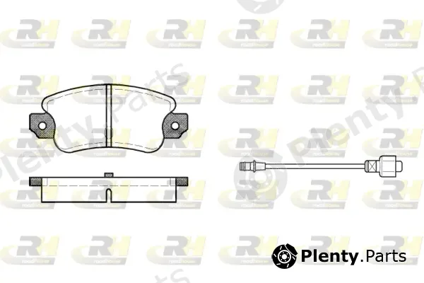 Roadhouse 2028.02 — Brake Pad Set, disc brake