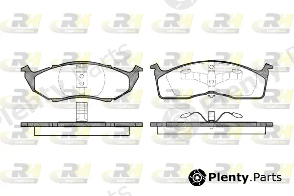 Roadhouse 2610.00 — Brake Pad Set, disc brake