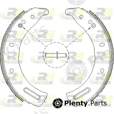Roadhouse 4285.00 — Brake Shoe
