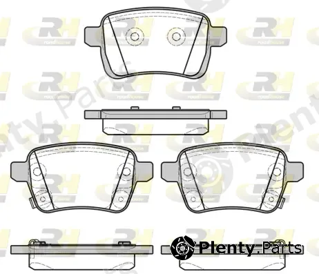 Roadhouse 21450.22 — Brake Pad Set, disc brake