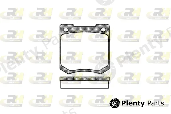 Roadhouse 2040.00 — Brake Pad Set, disc brake