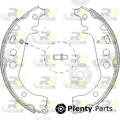 Roadhouse 4101.00 — Brake Shoe