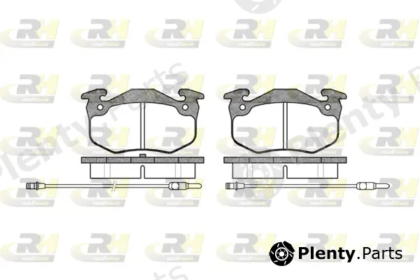 Roadhouse 2144.24 — Brake Pad Set, disc brake