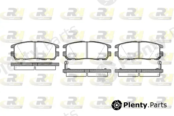 Roadhouse 2426.02 — Brake Pad Set, disc brake