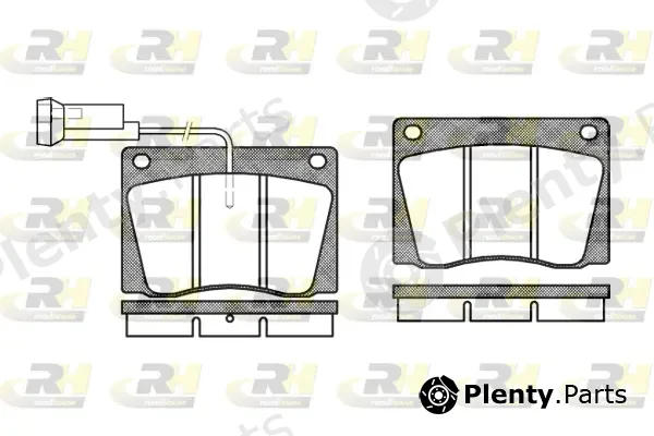 Roadhouse 2037.02 — Brake Pad Set, disc brake
