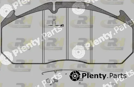 Roadhouse JSX2506.31 — Brake Pad Set, disc brake