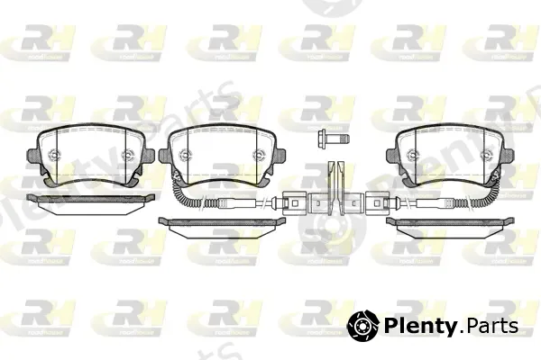 Roadhouse 2897.02 — Brake Pad Set, disc brake