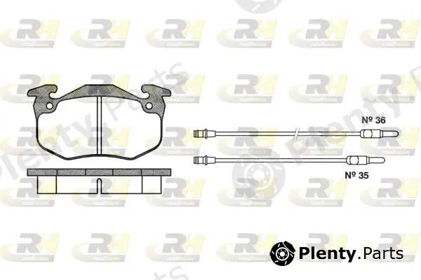 Roadhouse 2144.14 — Brake Pad Set, disc brake