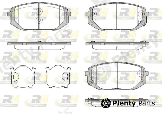Roadhouse 21957.02 — Brake Pad Set, disc brake