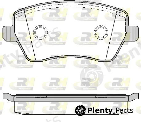 Roadhouse 2987.00 — Brake Pad Set, disc brake