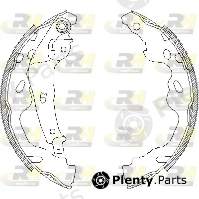 Roadhouse 4187.00 — Brake Shoe