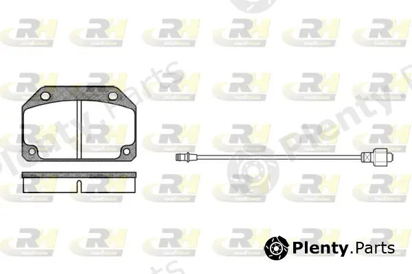 Roadhouse 2027.02 — Brake Pad Set, disc brake
